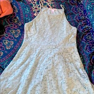 Light blue lace dress